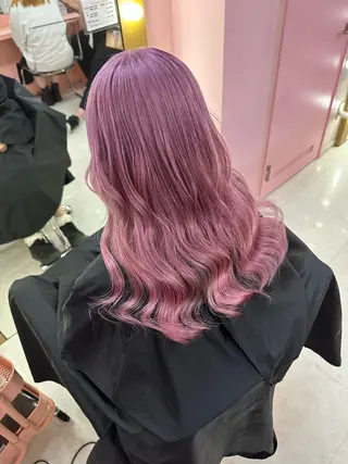 ロング カラー 町田ブリーチ特化 MANATOのヘアスタイル