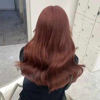 セミロング カラー ❄最強かわいいカラー ❄️MINA❄️のヘアスタイル