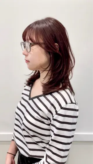 ミディアム Yuka ∥ 深層筋 ×睡眠改善ヘッドスパのヘアスタイル