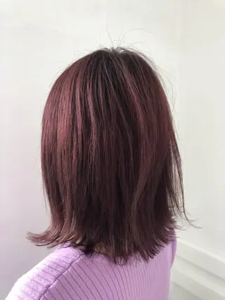 セミロング 小川 美咲のヘアスタイル