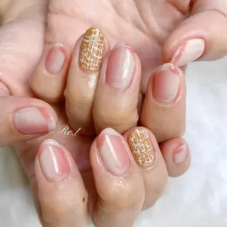 ネイル モチの良さ◉ フィルインネイル♡のネイルデザイン