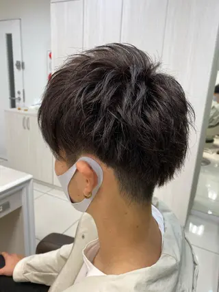 ショート メンズ 藤本 悠雅のヘアスタイル