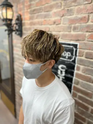 ミディアム 縮毛矯正/パーマ 宮河 惇💈のヘアスタイル