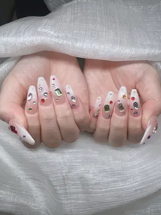 ネイル Lee Nails チップ長さだし専門店のネイルデザイン
