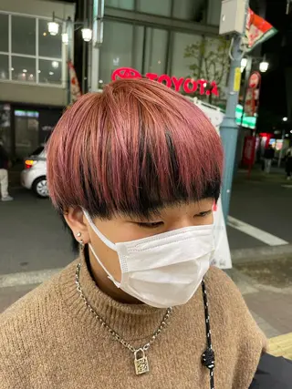 ショート カラー メンズ レディースカット いからしゆうたのヘアスタイル