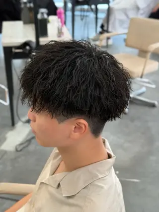 パーマ メンズ 井ノ本 成海 /Wカラーモデル募集のヘアスタイル
