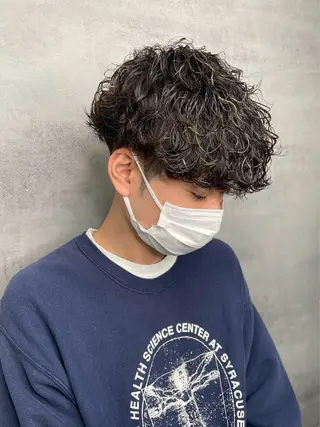 パーマ メンズ 静岡 / 毛流れ特化 /下居真大のヘアスタイル