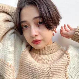 ショート カラー ✨👑お洒落ショート ❣️村上せいな✨のヘアスタイル