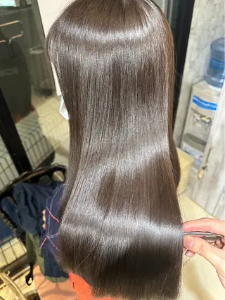 ロング 🇰🇷ブリーチ縮毛 髪質改善七星🇰🇷のヘアスタイル