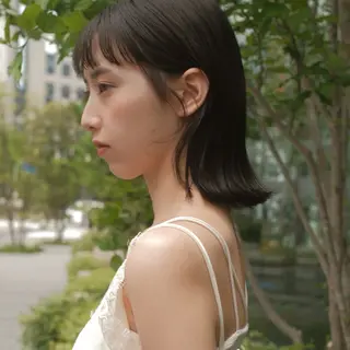 ミディアム カラー 大阪/梅田すぐ /パーマ落とし専門店のヘアスタイル