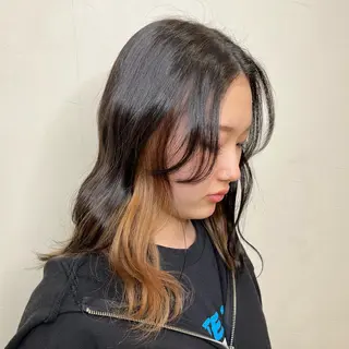 ロング カラー 髪質改善･縮毛矯正 特化･ユウシンのヘアスタイル