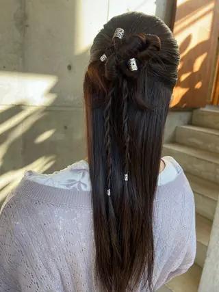 ロング ユカ yのヘアスタイル
