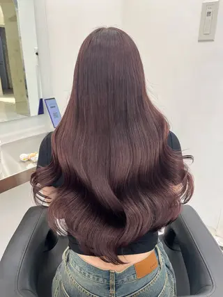 ロング 🍒韓国暖色ヘア NO.1🍒🪽のヘアスタイル