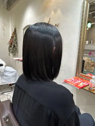 ミディアム REGO Hair &eye salonのヘアスタイル