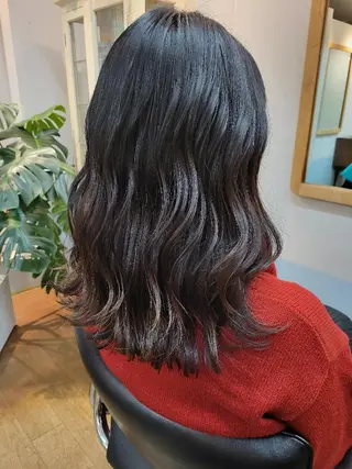 ロング カラー パーマ ヘアアレンジ スタイリスト YOUのヘアスタイル