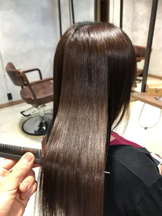 ロング ✨髪質改善縮毛矯正✨ よしはら　かずきのヘアスタイル