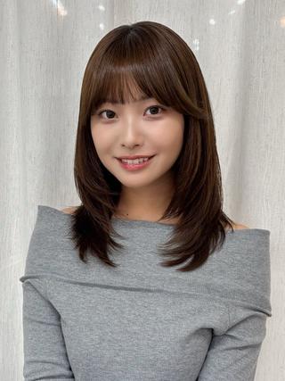 セミロング カラー レイヤー×縮毛矯正✨ 髪質改善/佐藤侑哉のヘアスタイル