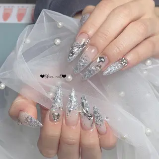 ネイル サイナネイル🎀 長さ出し専門店のネイルデザイン