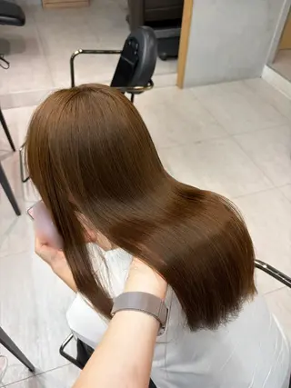 ロング カラー 大村 咲羅のヘアスタイル