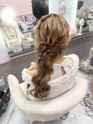 ヘアアレンジ lien eriiのヘアスタイル