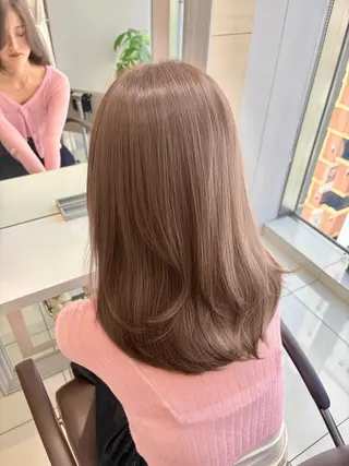 ミディアム 垢抜けワンカール レイヤー⭐️shunのヘアスタイル