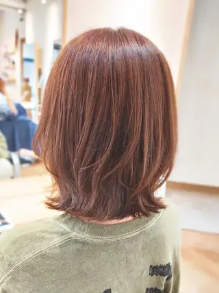 ミディアム 髪質改善/美髪矯正/ 京橋/satokoのヘアスタイル