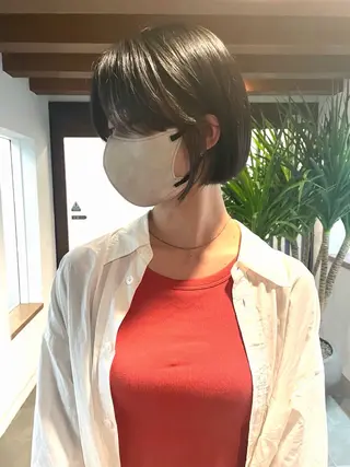 ショート カラー 清野 百叶のヘアスタイル