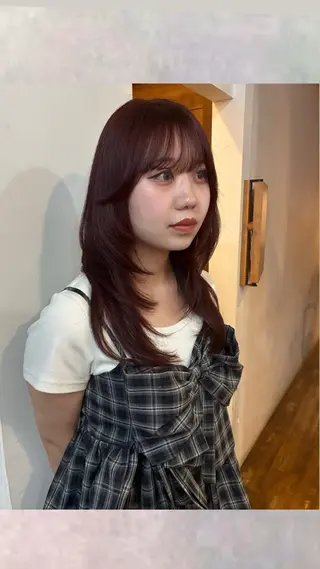 ミディアム naco透明感カラー レイヤーカット🩰のヘアスタイル