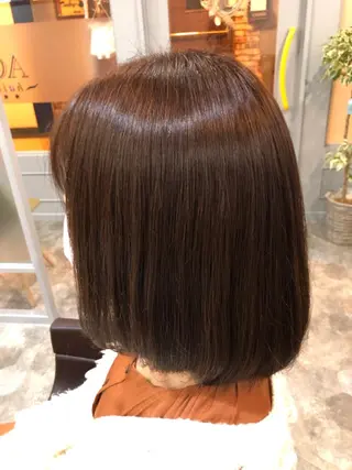 ミディアム カラー hair care ACRO店長 谷のヘアスタイル