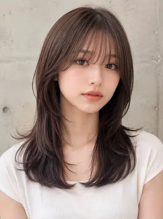 ミディアム Garden 浅草蔵前のヘアスタイル