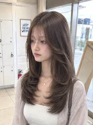 ロング カラー 金子 直樹のヘアスタイル