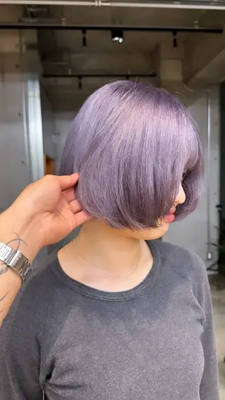ショート sora/ハイトーン /透明感カラー🫧のヘアスタイル