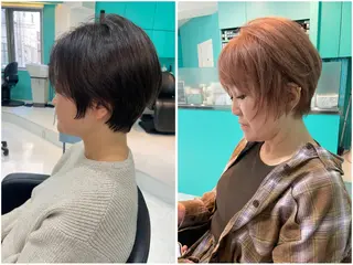ショート カラー 🫧ショート/ボブ 池袋西口・泡渕✂️のヘアスタイル