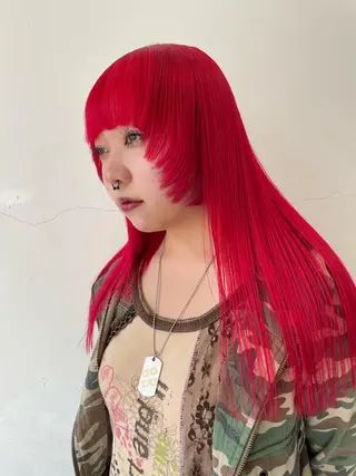 ロング カラー ryuei /原宿のヘアスタイル