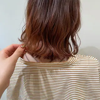 ミディアム カラー 🍊mai🍊 似合わせスタイル🌿のヘアスタイル