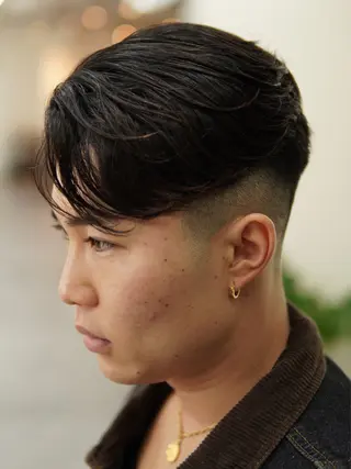 ショート パーマ メンズ メンズパーマ特化 カバヤマ　リョウのヘアスタイル