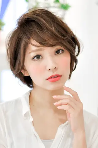 ショート カラー 中田 敏明のヘアスタイル