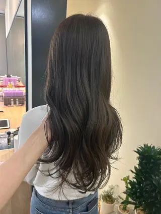 ロング カラー hubhair レイヤー/透明感のヘアスタイル