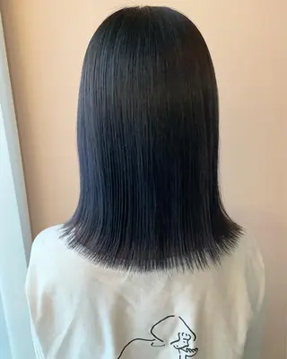 ミディアム カラー hubhair レイヤー/透明感のヘアスタイル