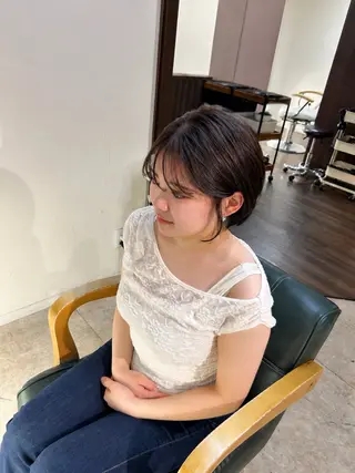 ショート カラー 🐣‪なな カットモデル募集中のヘアスタイル