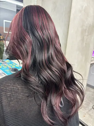 セミロング カラー ヘアアレンジ 💟Opus // Mizuki🐕のヘアスタイル