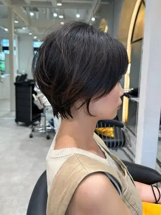 ショート 縮毛矯正/レイヤー taiga🧡のヘアスタイル