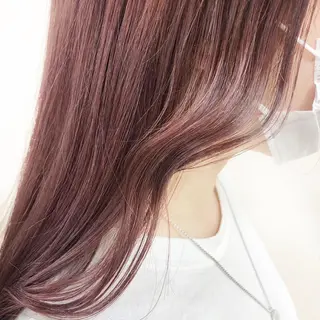 ロング カラー 💕上野美容師☁ ブリーチ💖サワのヘアスタイル