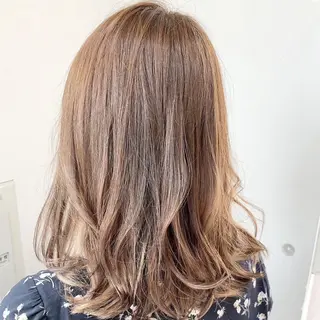 カラー セミロング 縮毛矯正/ワンカラー モデル募集🫧田村のヘアスタイル