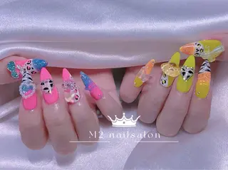 ネイル 長さだし専門店 M2 rikaのネイルデザイン