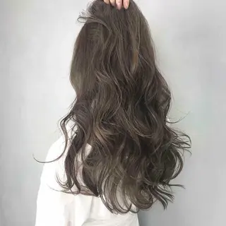 ロング パーマ コテ巻き風パーマ🫧 韓国パーマ反町海大のヘアスタイル