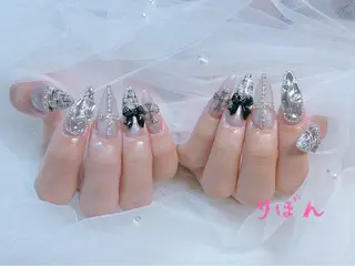 セミロング りぼん Re:Bonrのネイルデザイン