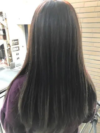 ロング カラー こすげひろと カラー講師のヘアスタイル