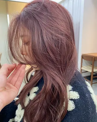 セミロング カラー 村田 りょうやのヘアスタイル