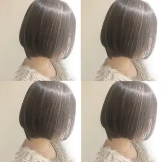 ミディアム カラー マツエク・マツパ 横浜Bob美容師🤎 ERINAのヘアスタイル